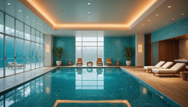 Profiter de la piscine couverte et chauffée sur place