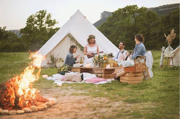 Peut-on organiser son mariage dans un site de camping ?